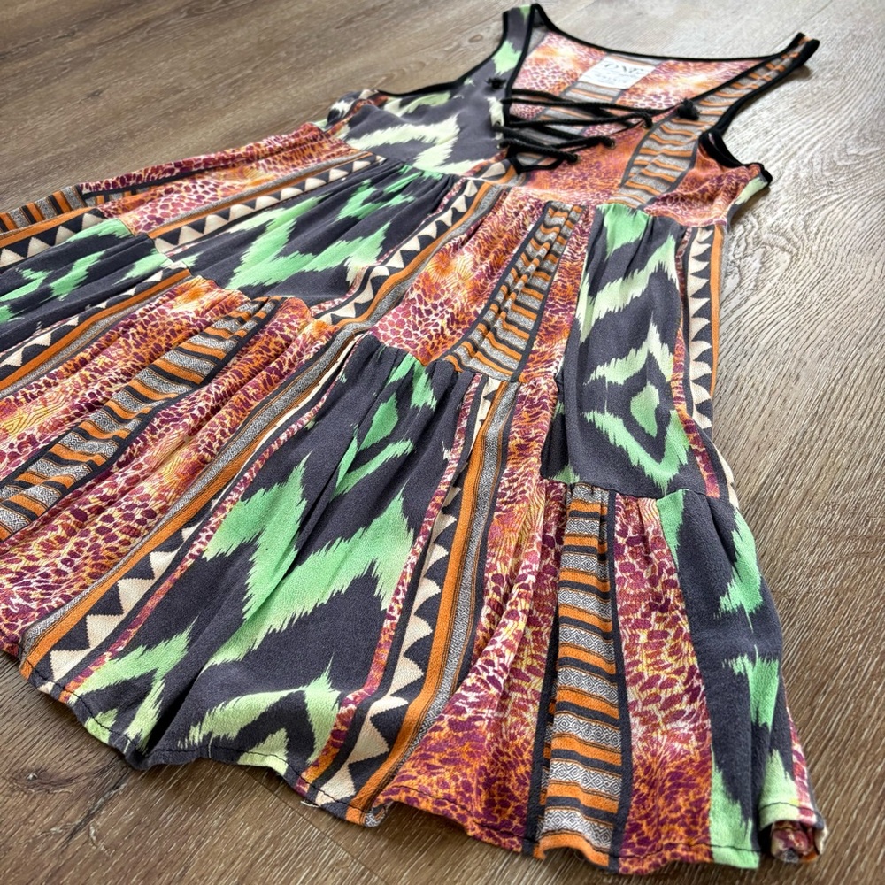 One Teaspoon Multicolor Tribal Print Mini Dress S… - image 4